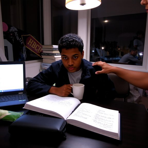 cafeteria coffee and camaraderie