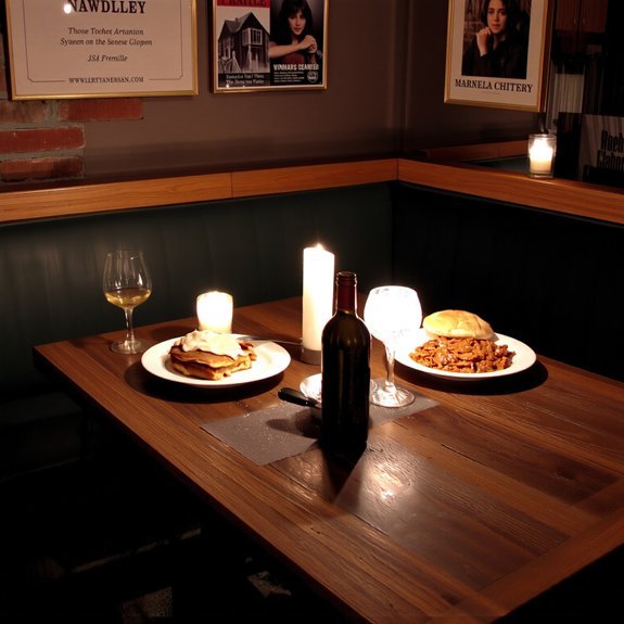 candlelit ambiance for conversation