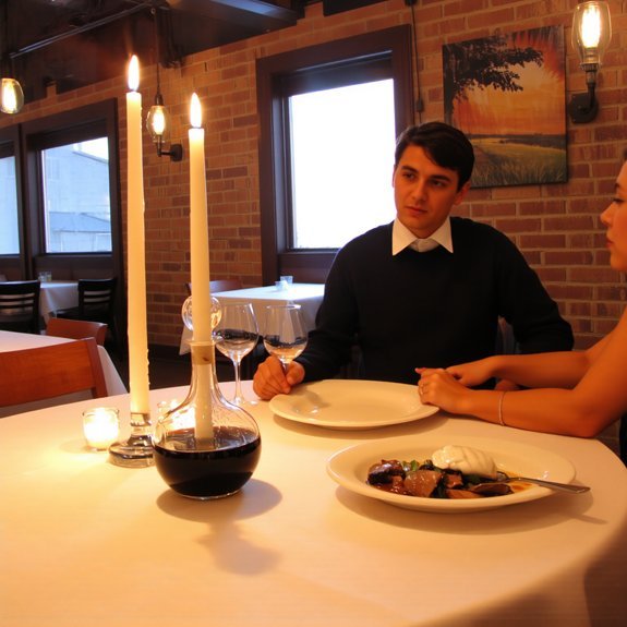candlelit intimate dining experience