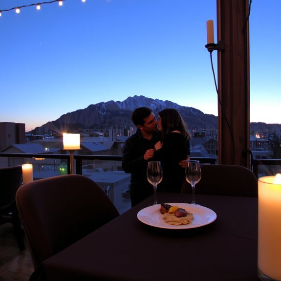 candlelit mountain dining experience