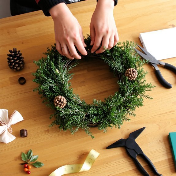 choose sturdy wreath base
