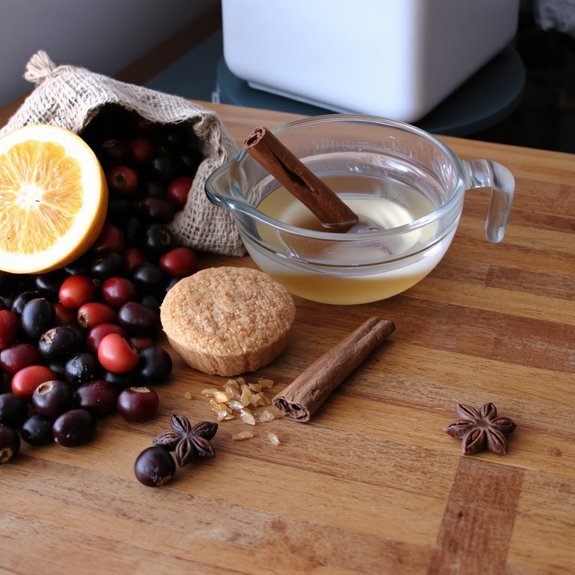 cranberry sauce ingredient lineup