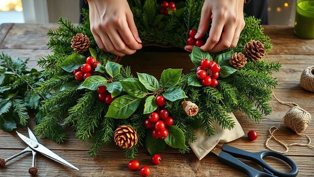 How Do I Make a Christmas Wreath