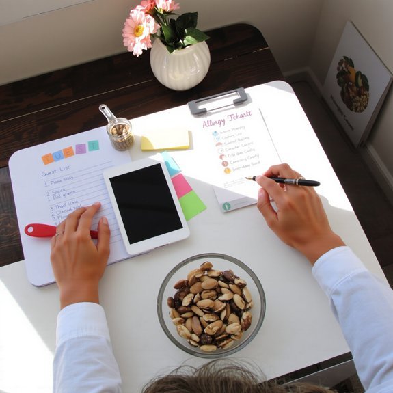 guest count and dietary needs