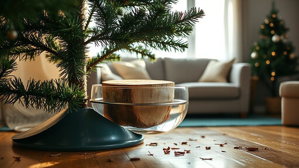 keep christmas tree hydrated