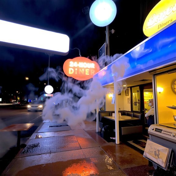 late night diner comfort food