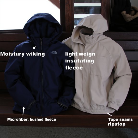 layering for thermal comfort