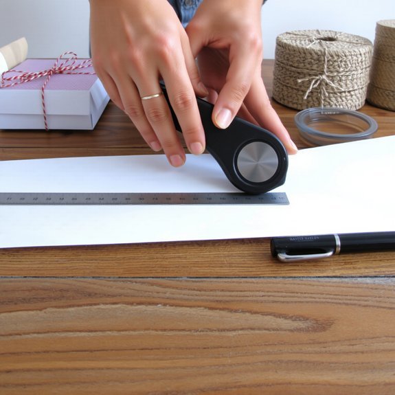 measure cut clean edges