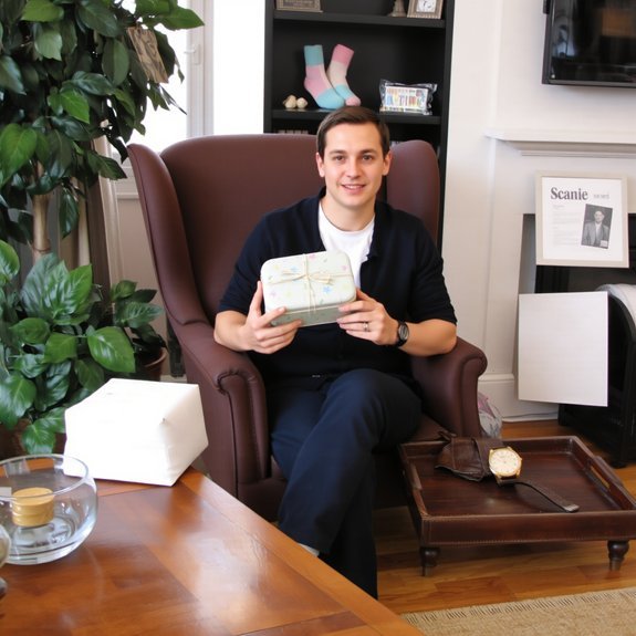 observe profile gift thoughtfully