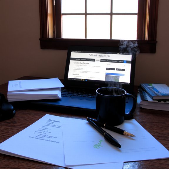 organize academic transcripts efficiently