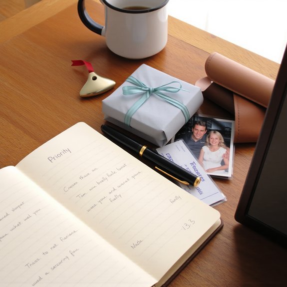 organize holiday priorities creatively