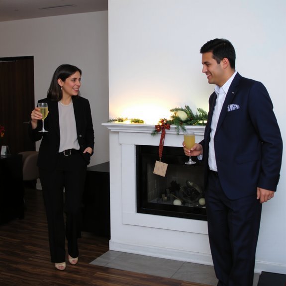 polished business casual celebration attire