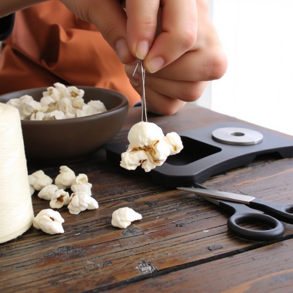popcorn garland crafting essentials