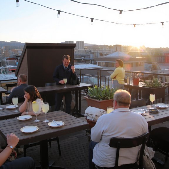 scenic patios with sunshine