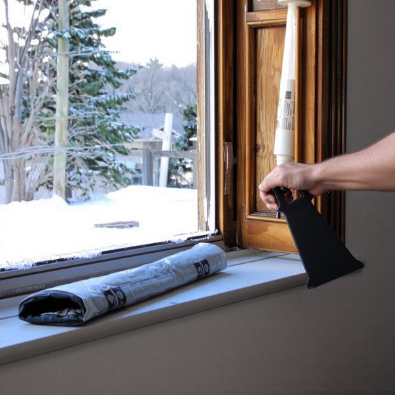 seal drafts improve insulation