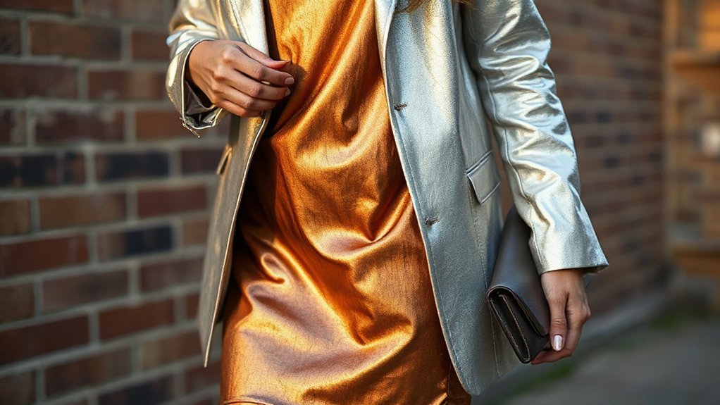 How Do I Style Metallic Clothing