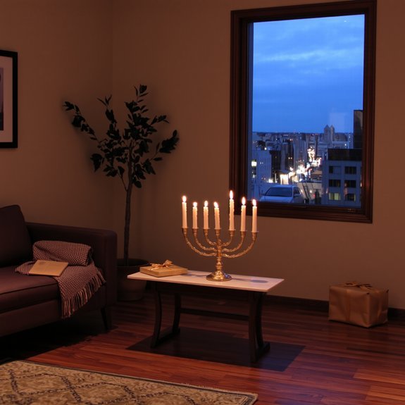 stylish menorah placement tips