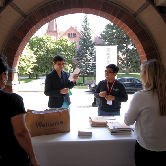 volunteer for campus events